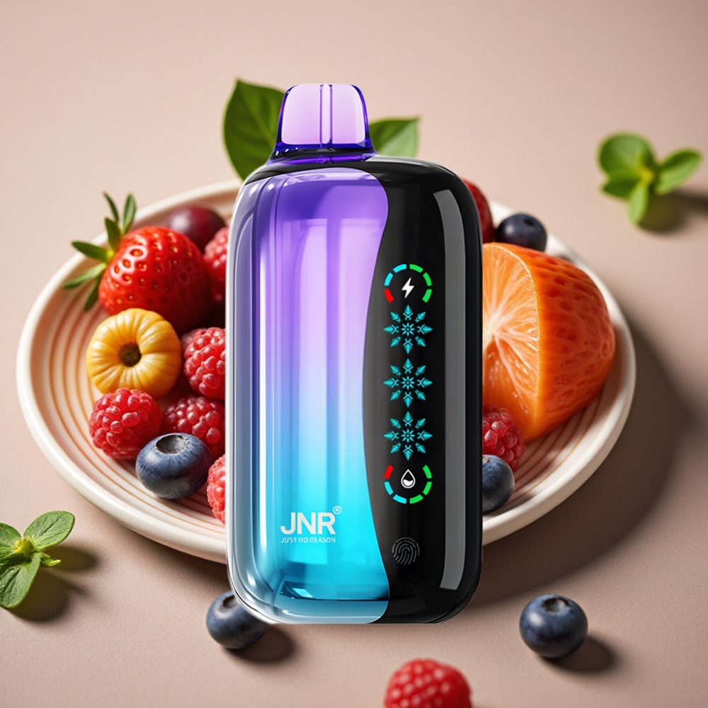 JNR Flex Ice 21000 Puffs Aanpasbare IJs & Touch Screen Gemengde bessen