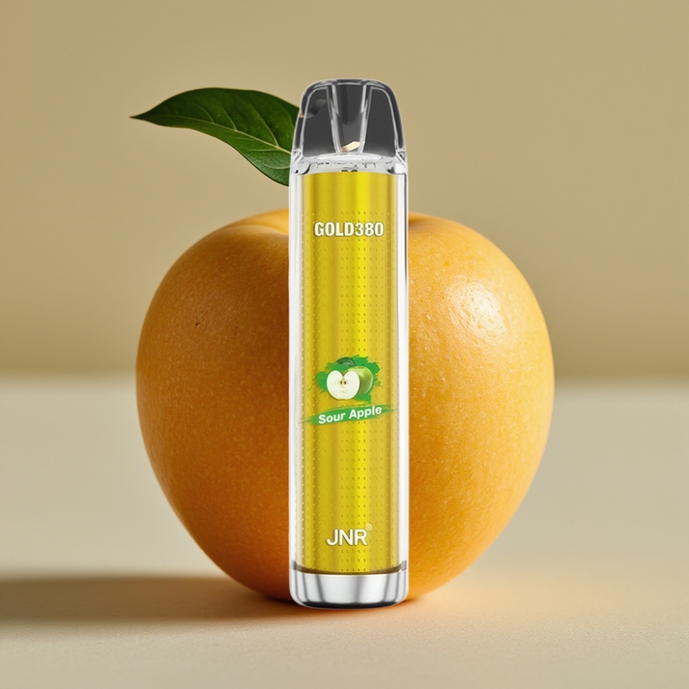JNR Gold380 6000 Puffs 1500mAh 13ml Disposable Vape Sour Apple