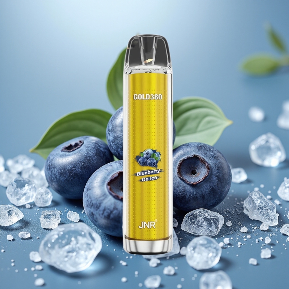 JNR Gold380 6000 Puffs 1.0ohm Mesh 13ml Blauwe Bes Op IJs
