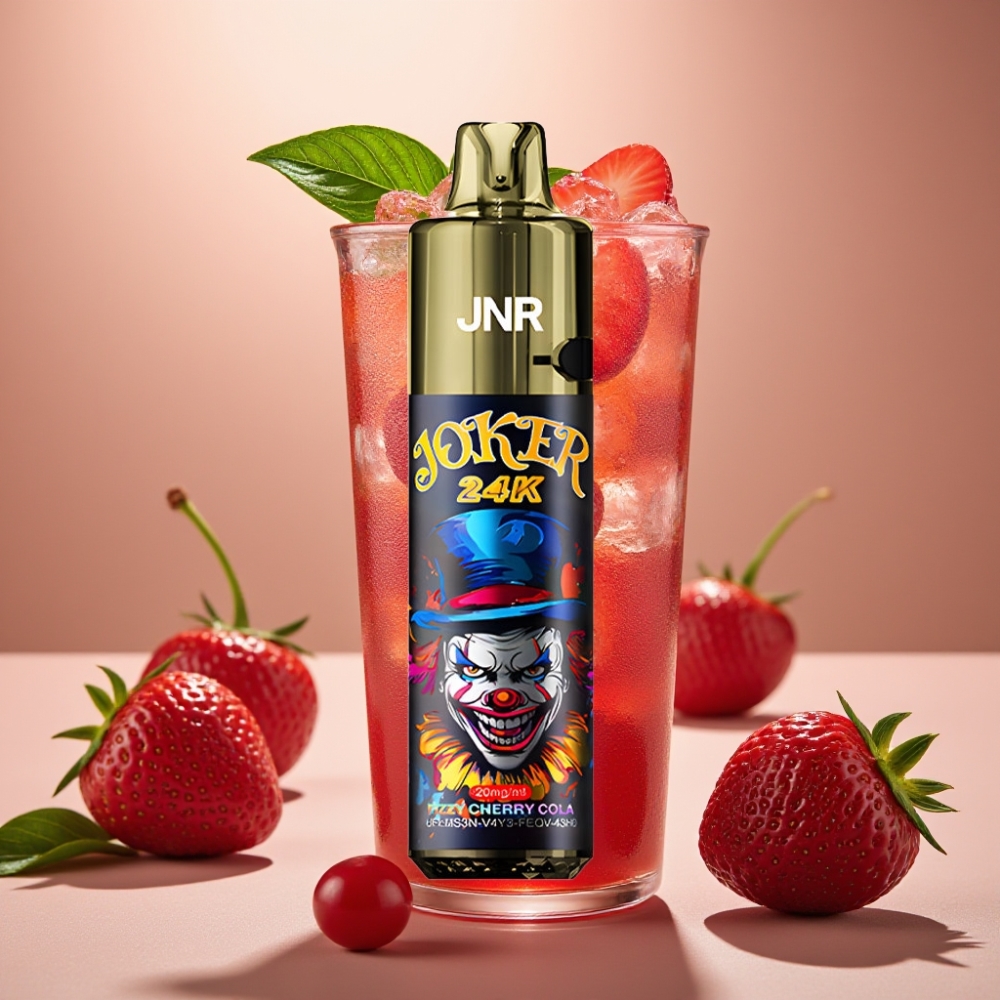 JNR Joker 24K Puffs Refillable Pod 800mAh Type-C Fizzy Cherry Cola
