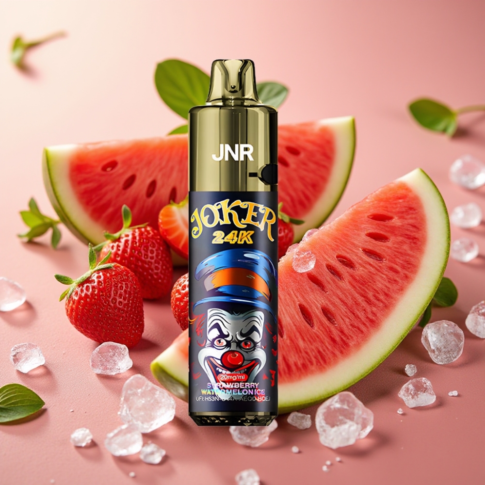 JNR Joker 24K Puffs Refillable Pod 800mAh Type-C Strawberry Watermelon Ice