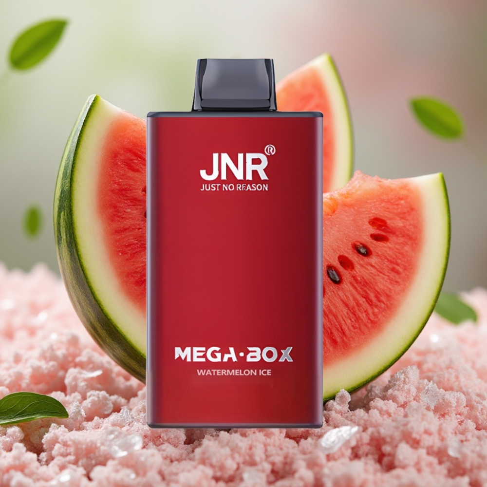 JNR Mega Box 25000 Puffs 30ml 850mAh Dual Mesh Disposable Vape Watermelon Ice