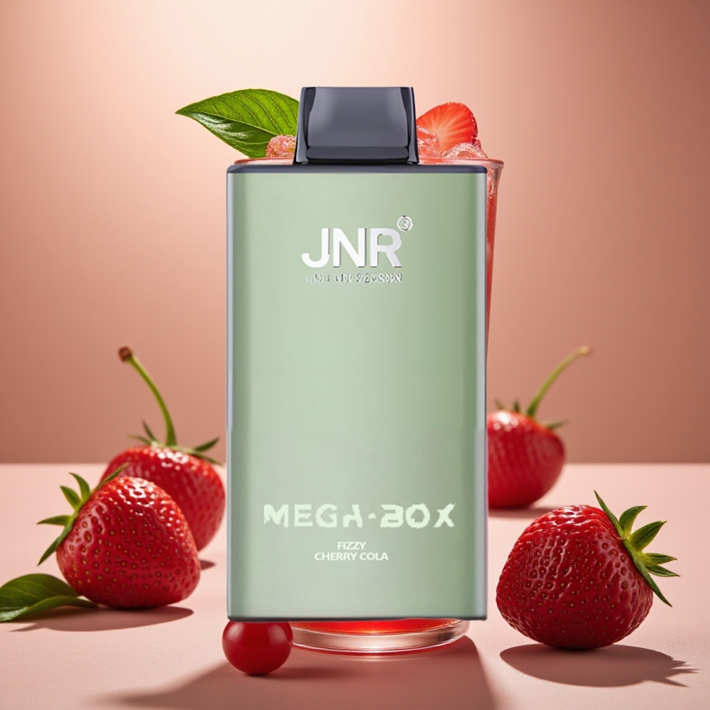 JNR Mega Box 25000 Puffs 30ml Dual Mesh Disposable Vape Fizzy Cherry Cola
