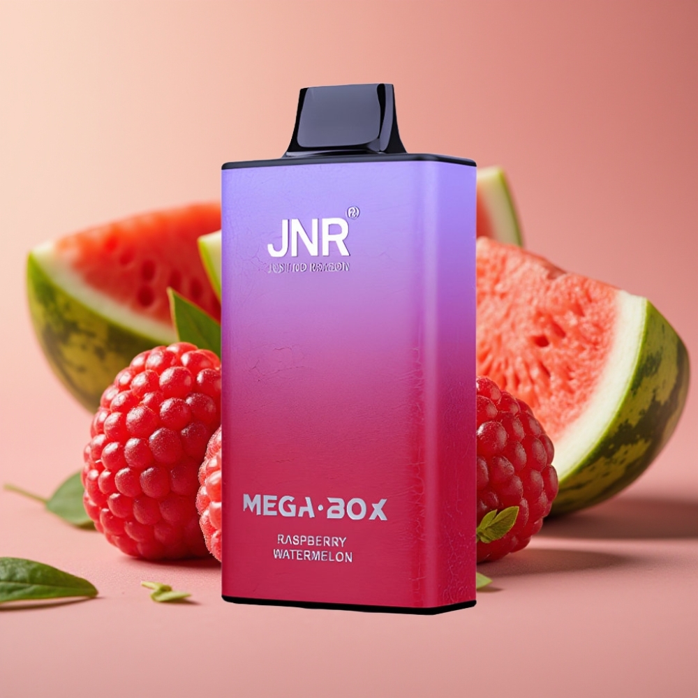 JNR Mega Box 25000 Puffs 30ml Dual Mesh Disposable Vape Framboos Watermeloen
