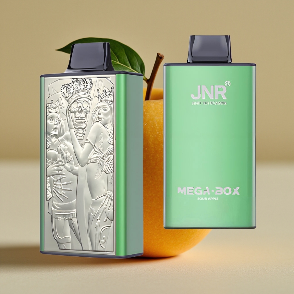 JNR Mega Box 25000 Puffs 30ml Dual Mesh Disposable Vape Zure Appel