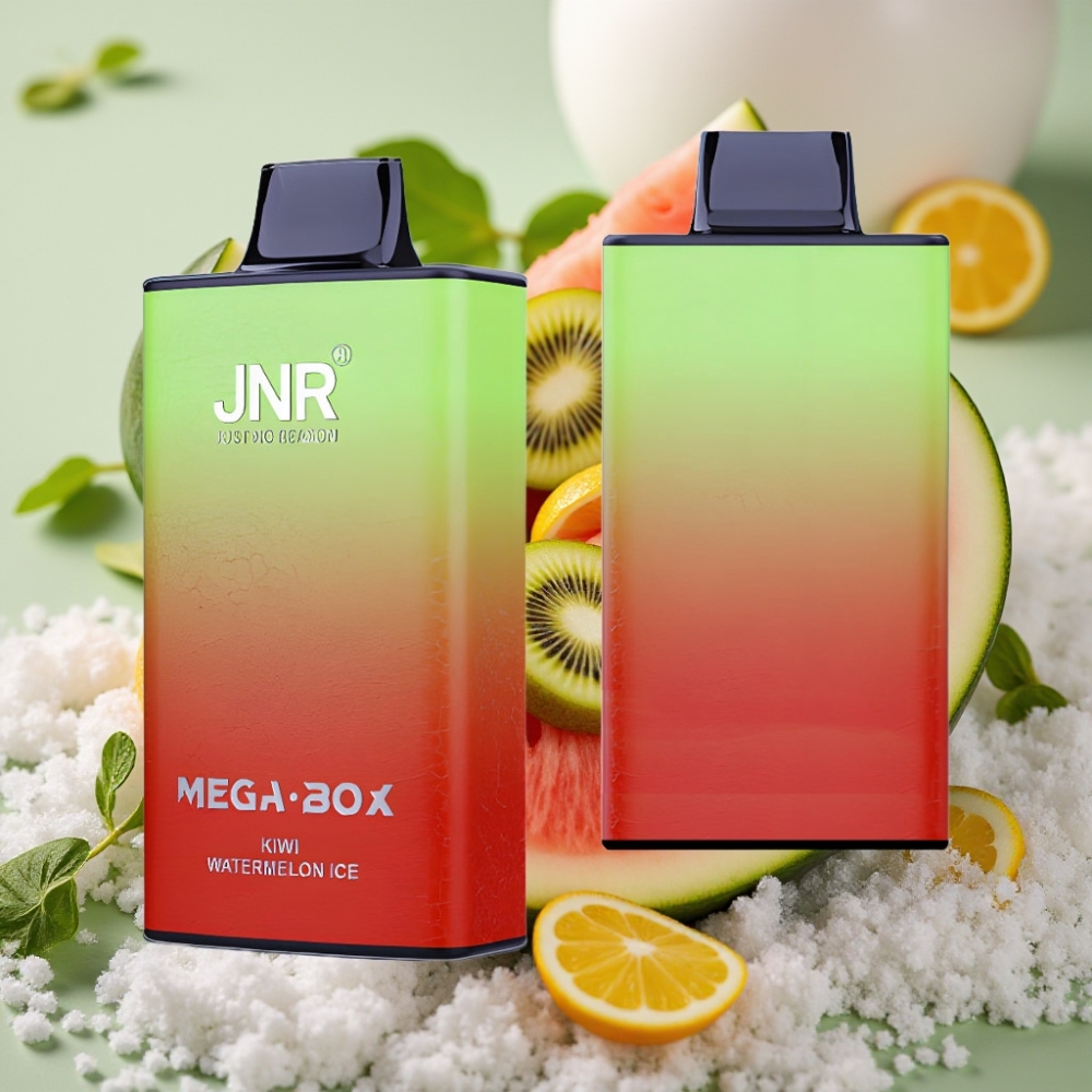 JNR Mega Box 25000 Puffs 30ml Dual Mesh Type-C Disposable Vape Kiwi Watermelon Ice