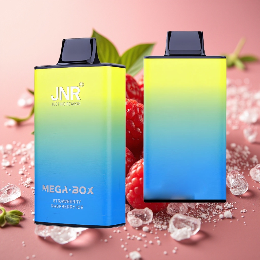 JNR Mega Box 25000 Puffs 30ml Type-C Dual Mesh Disposable Vape Aardbei Framboos Ijs