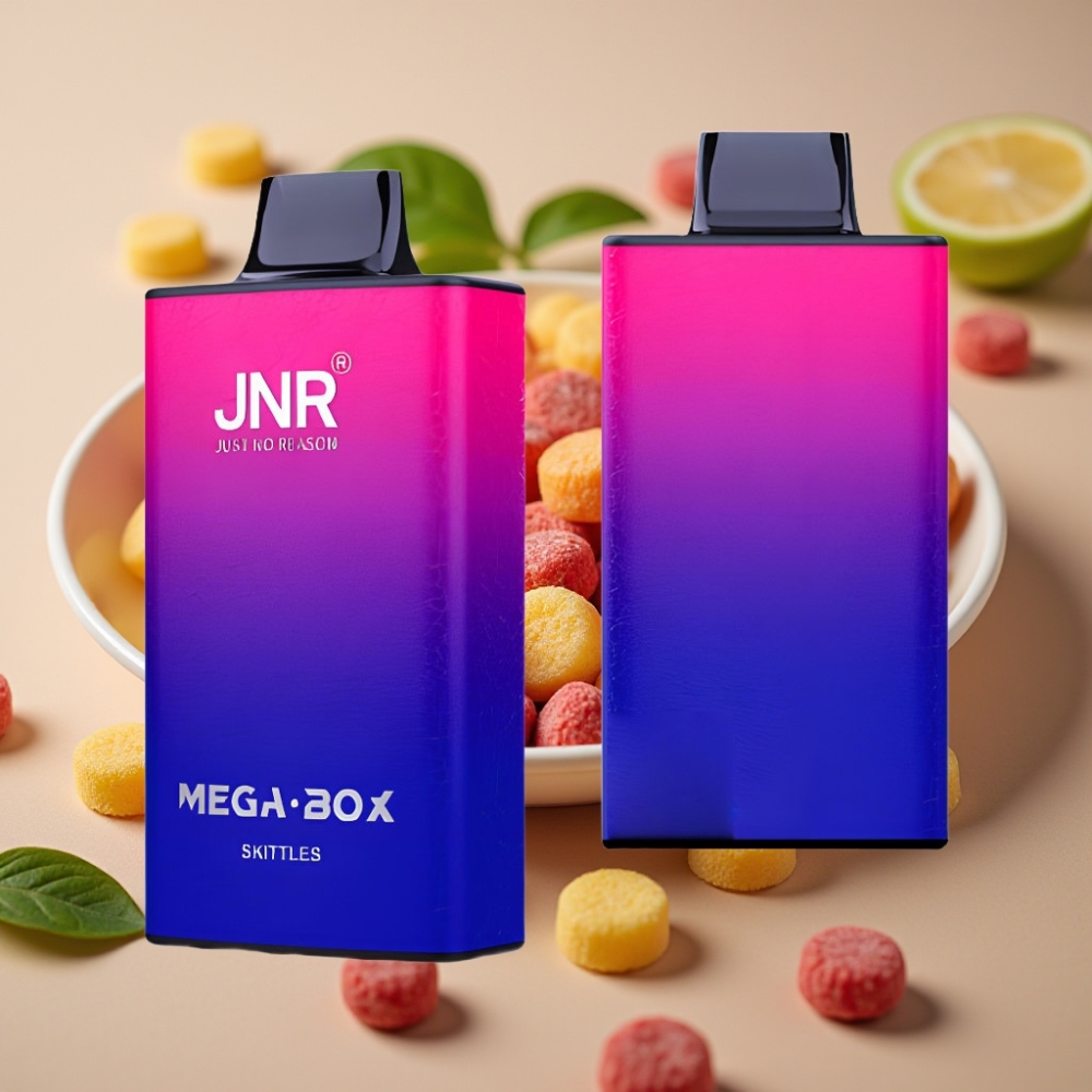 JNR Mega Box 25000 Puffs Disposable Vape Skittles 30ml Dual Mesh Coil Type-C