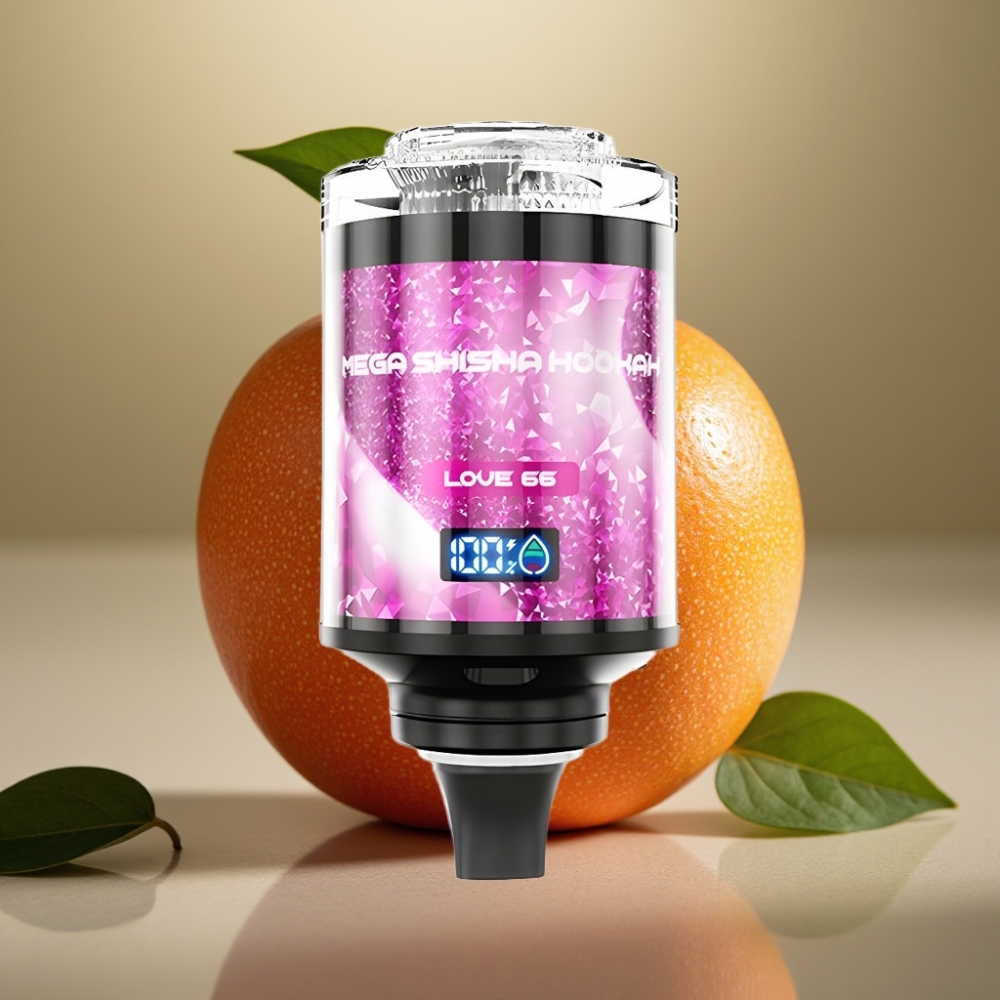 JNR Mega Shisha Hookah 100K Desktop Compatibility 60ml 2200mAh Love 66