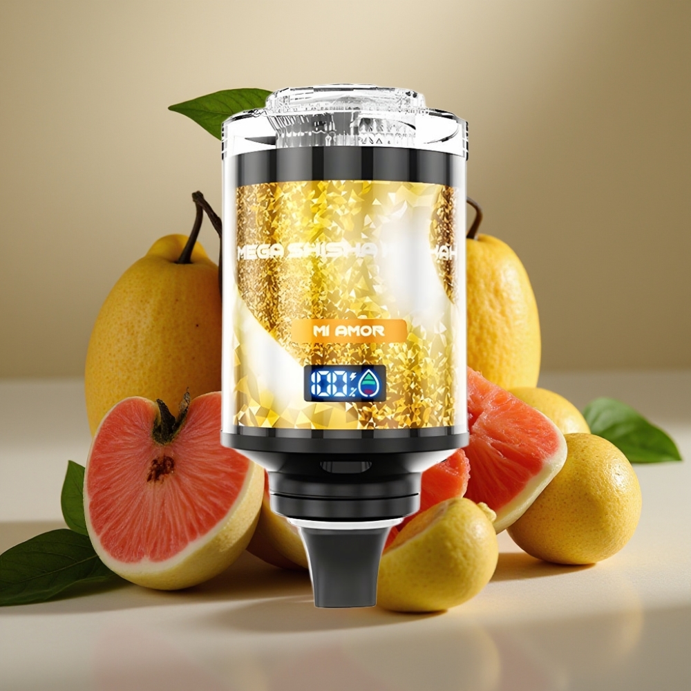 JNR Mega Shisha Hookah 100K Desktop Compatibility 60ml 2200mAh Mi Amor