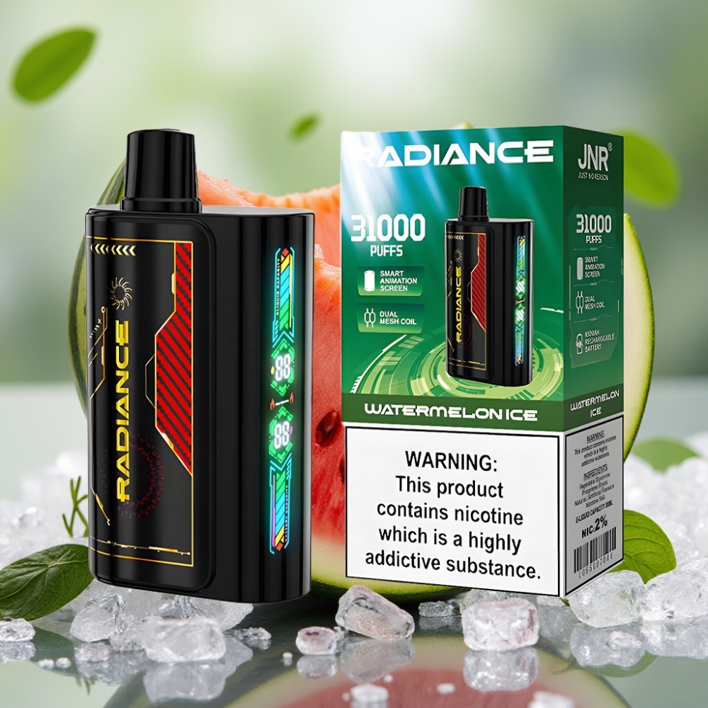 JNR Radiance 31000 Puffs 28ml Dual Mesh Watermeloen IJs Belgie vape leverancier