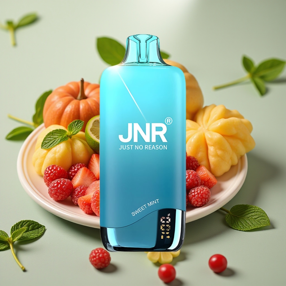 JNR Rainbow 10500 Puffs 18ml 0.8ohm Mesh Disposable Vape Zoete munt