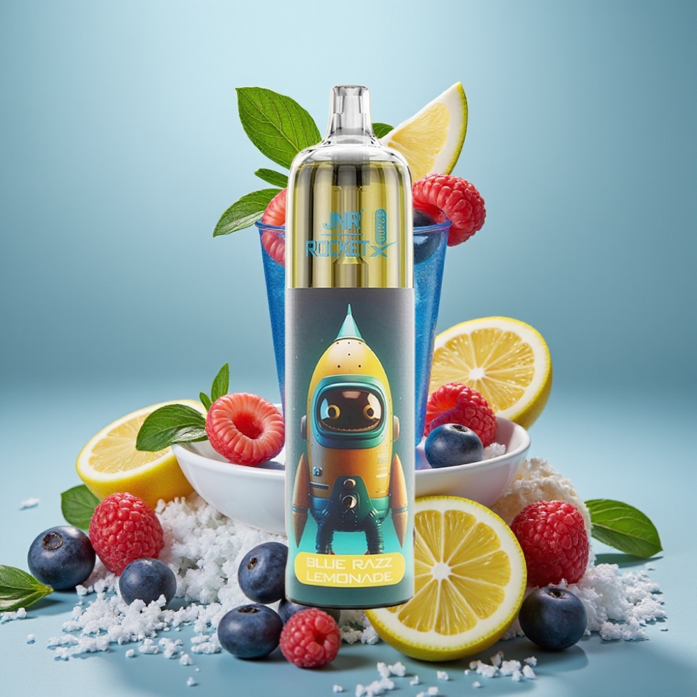 JNR Rocket-X 12400 Puffs Disposable Vape Met Aanpasbare Luchtstroom RGB Verlichting 1.2ohm Mesh Coil