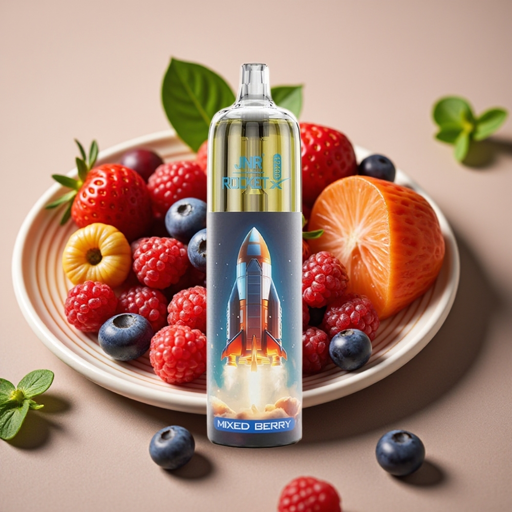 JNR Rocket-X 12400 Puffs Met Mesh Coil & RGB Verlichting Disposable Vape