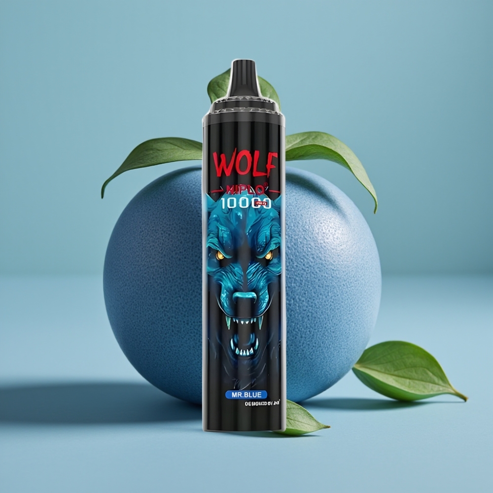JNR Wolf Niplo 10000 Puffs 20ml 5% Type-C Mr Blue Belgie vape leverancier