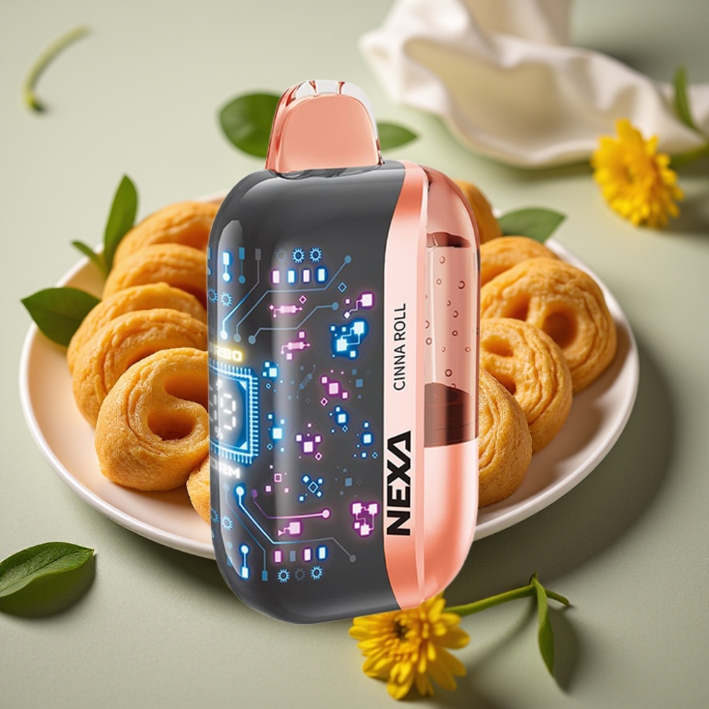 NEXA Ultra 50000 Puffs 20ml 5% Display Vape Cinna Roll Belgie vape leverancier