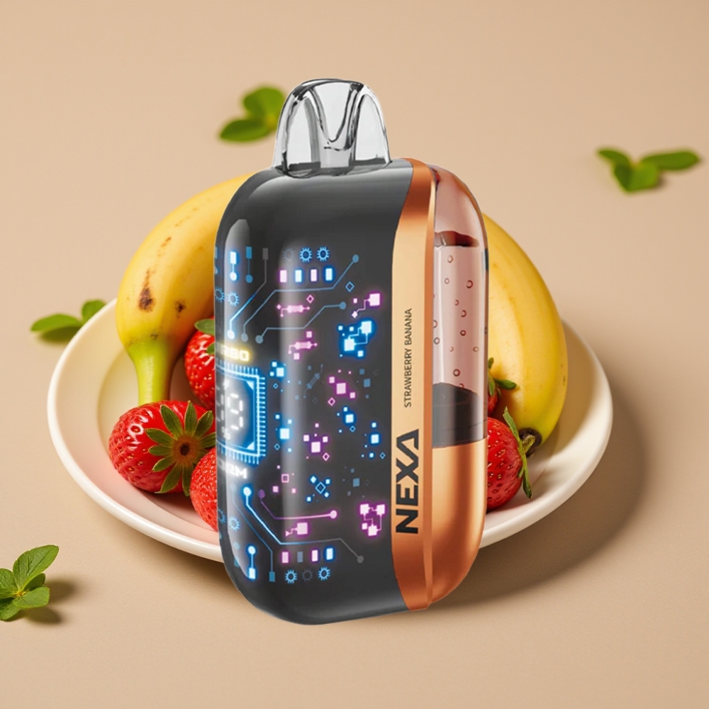 NEXA Ultra 50000 Puffs 20ml 5% Disposable Vape Aardbei Banaan
