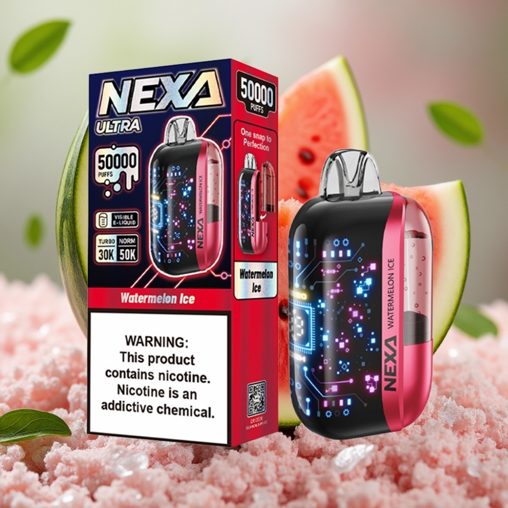 NEXA Ultra 50K Disposable Vape 20ml 5% Dual Mesh Type-C Watermeloenijs