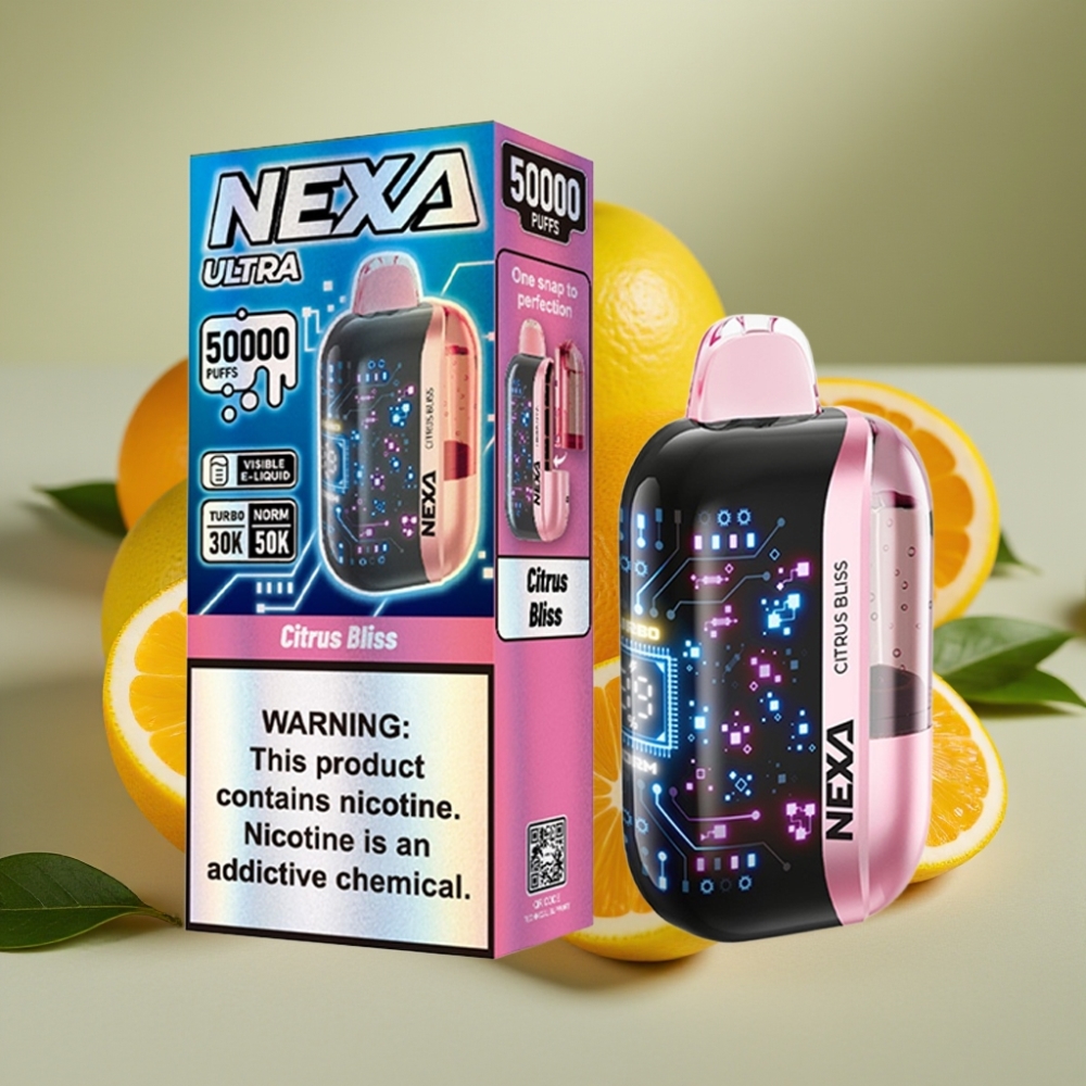 NEXA Ultra 50K Disposable Vape 20ml 5% Type-C Belgie vape leverancier