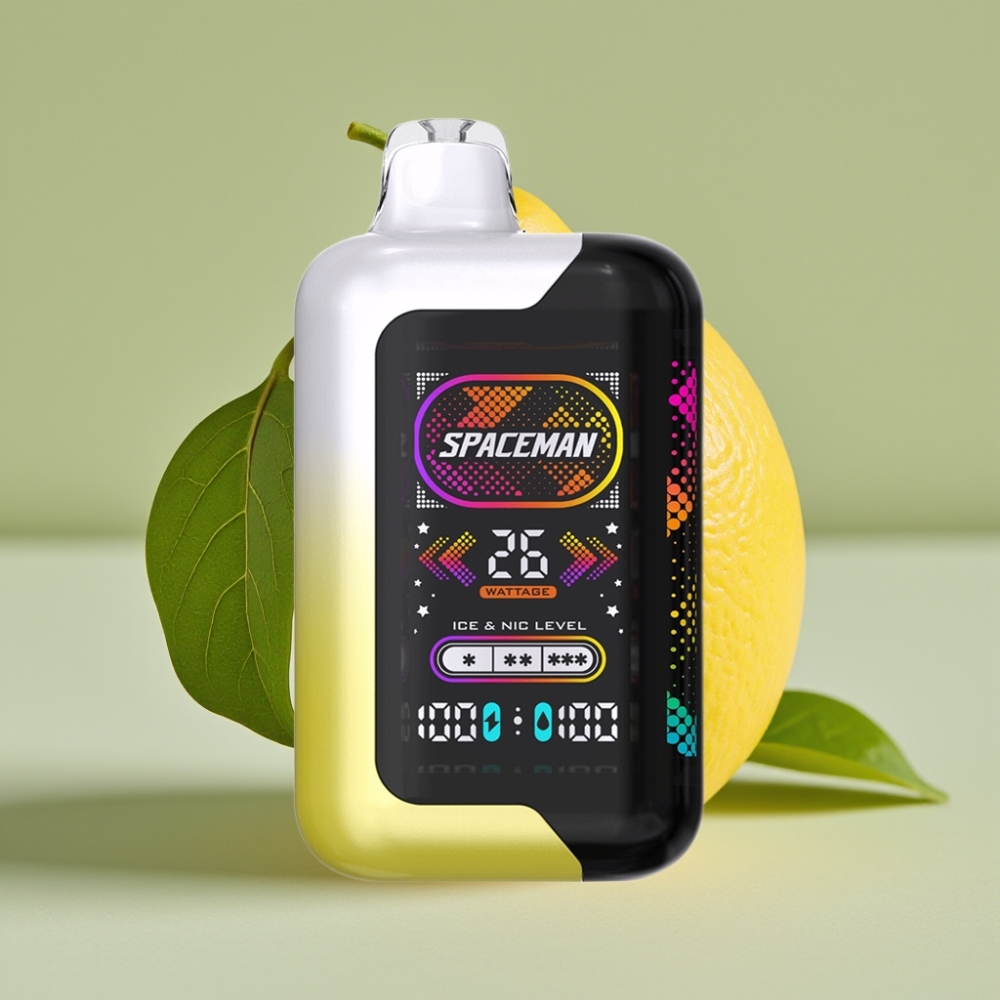 SMOK Spaceman SP40000 0% Nic 20ml 40000 Puffs 1000mAh LED Scherm Citroen Pop