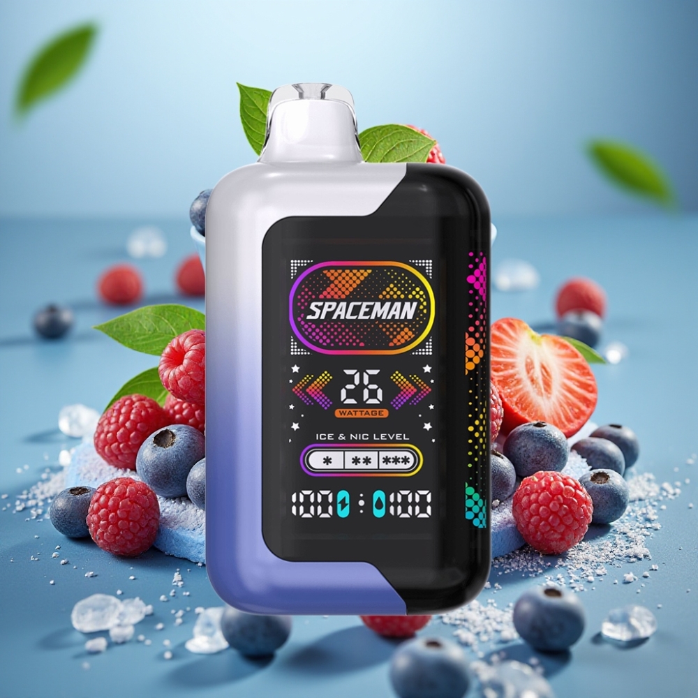 SMOK Spaceman SP40000 0% Nic 20ml 40000 Puffs 1000mAh Rainbow Light