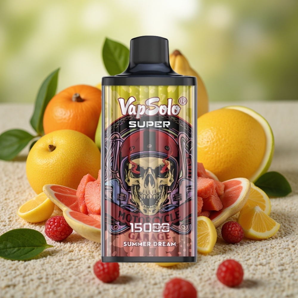 Vapsolo Super 15000 Puffs 40ml 850mah Type-C Summer Dream