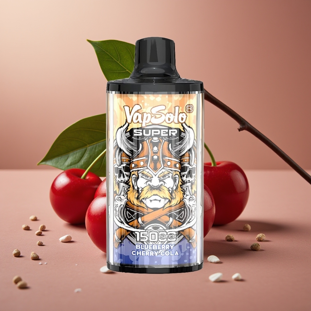 Vapsolo Super 15000 Puffs 40ml Type-C Cherry Cola Belgie vape leverancier