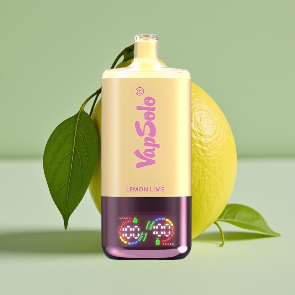 VapSolo Triple 30000 Puffs 40ml Type-C Lemon Lime Belgie vape leverancier