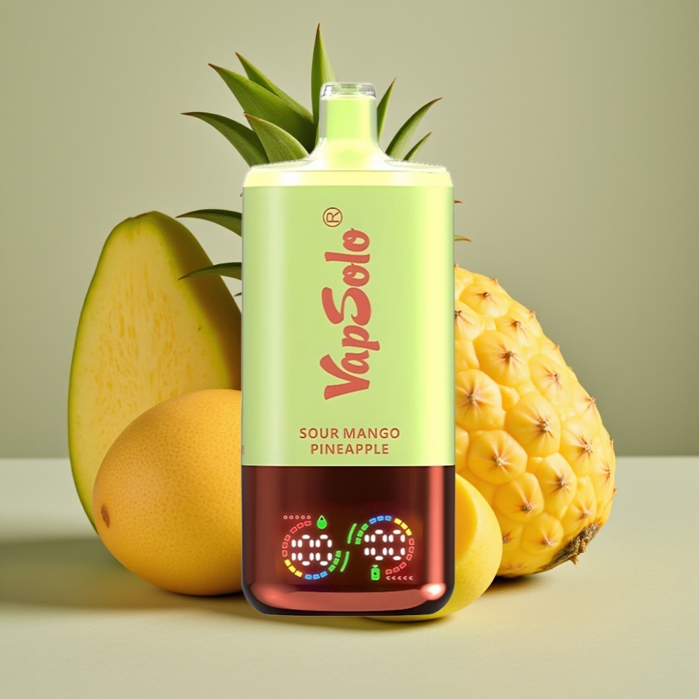 VapSolo Triple 30000 Puffs 40ml Type-C Sour Mango Pineapple