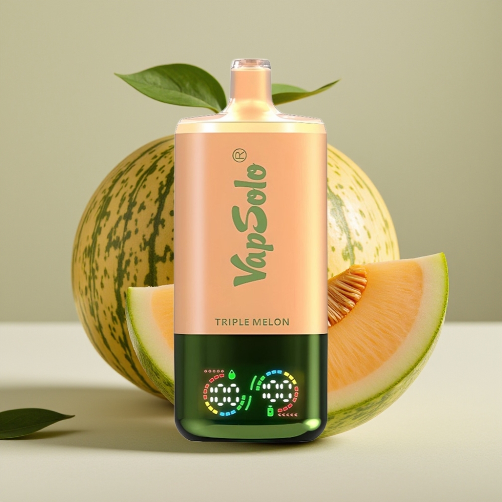 VapSolo Triple 30000 Puffs 40ml Type-C Triple Melon Belgie vape leverancier