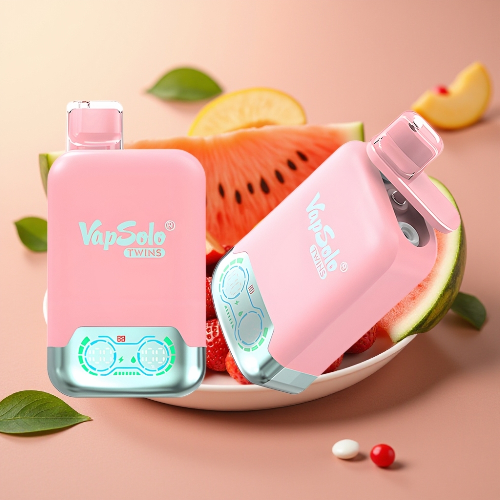 Vapsolo Twins 20000 Puffs 40ml Type-C Dual Tank Belgie vape leverancier