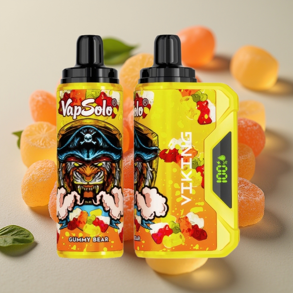 VapSolo VIKING 12000 Puffs 22ml Type-C Disposable Vape Gummy Bear