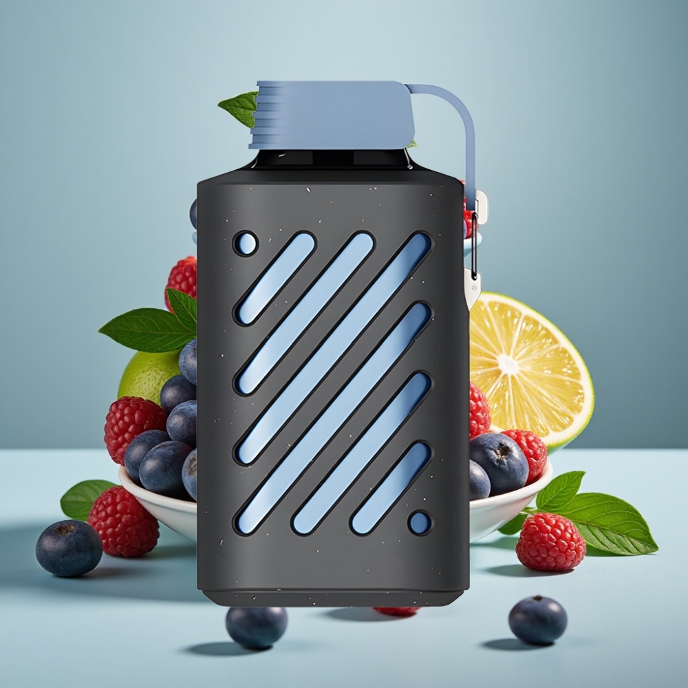 VOZOL GEAR 10000 20ml VAMT Mesh 65% PCR Blue Razz Lemon Belgie vape leverancier