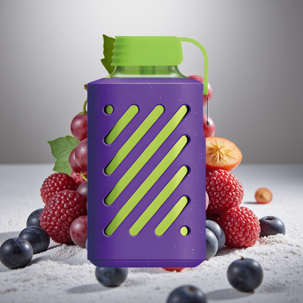 VOZOL GEAR 10000 Disposable Vape 20ml 50mg/ml Grape Ice Belgie vape leverancier