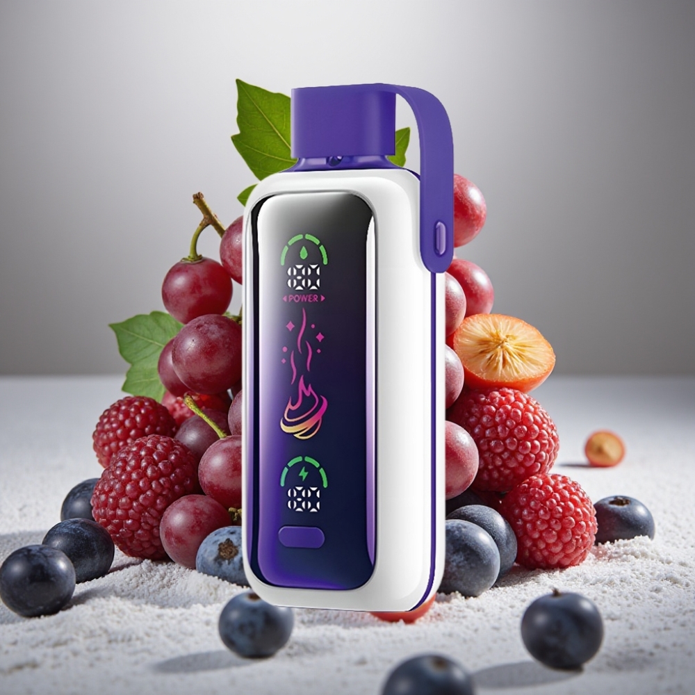 VOZOL Star 20000 Puffs 2.2" HD Scherm Dual Mesh Grape Ijs