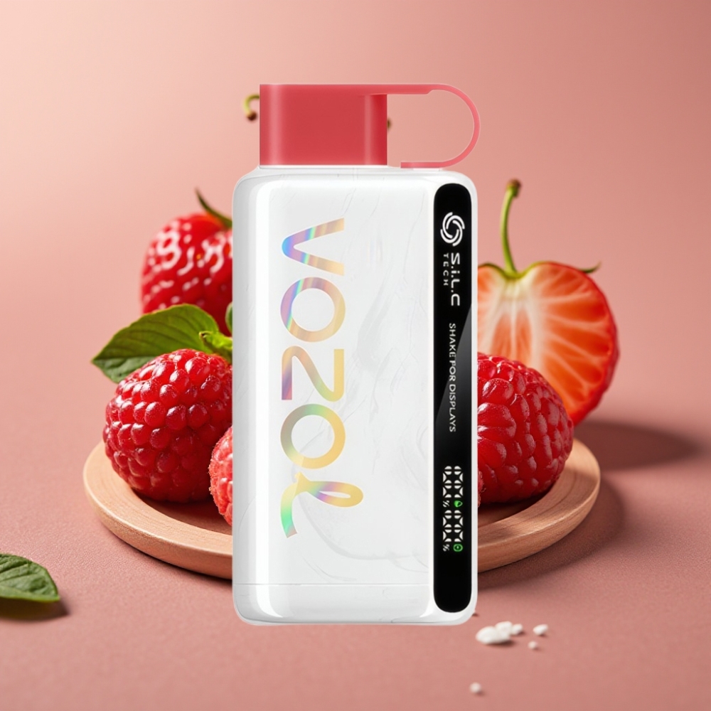 VOZOL STAR 9000/12000 Disposable Vape S.i.L.C TECH 30% Snellader 650mAh Aardbei Framboos Kers
