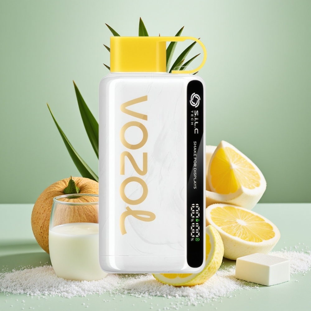 VOZOL STAR 9000/12000 Disposable Vape S.i.L.C TECH 30% Snellader 650mAh Ananas Kokosijs