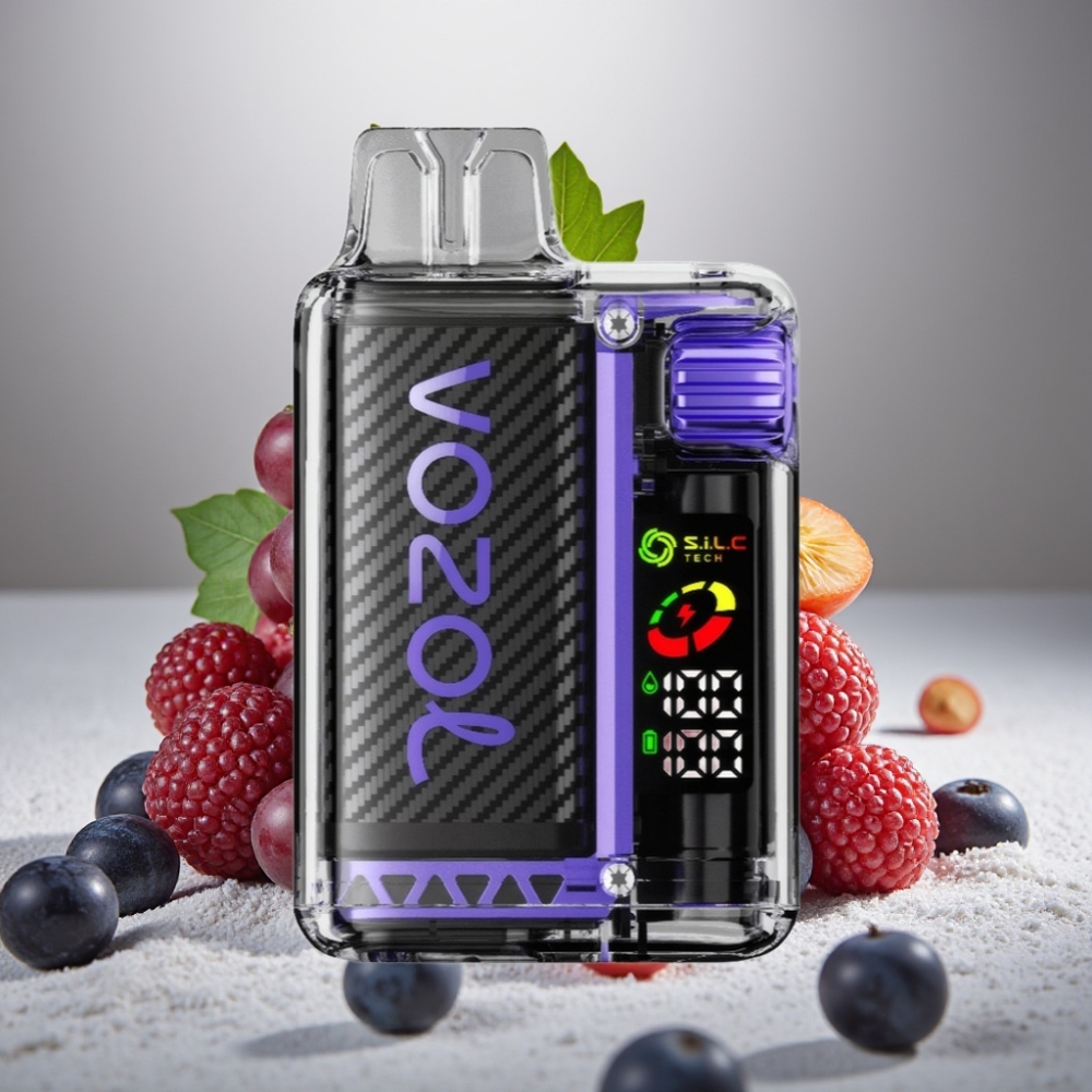 VOZOL Vista 20000 Puffs 650mAh 2% MTL OLED S.i.L.C Tech Grape Ice