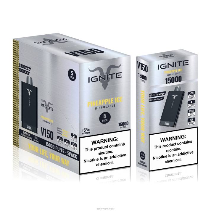 IGNITE tobacco vape - aardbei appel watermeloen IGNITE V150 vape-pen 5-pack 0040T91