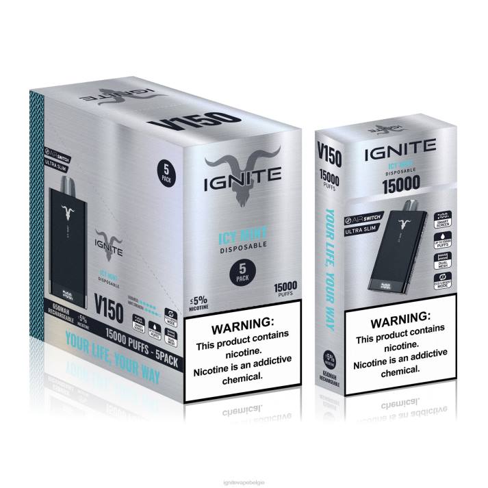 IGNITE tobacco vape - aardbei appel watermeloen IGNITE V150 vape-pen 5-pack 0040T91