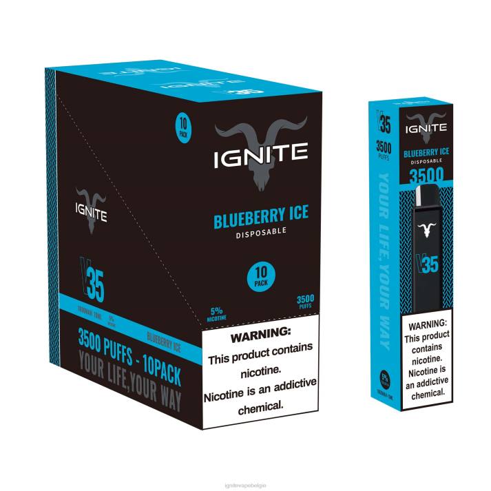IGNITE tobacco flavor - mango-perzik IGNITE V35 vape-pen 10-pack 0040T124