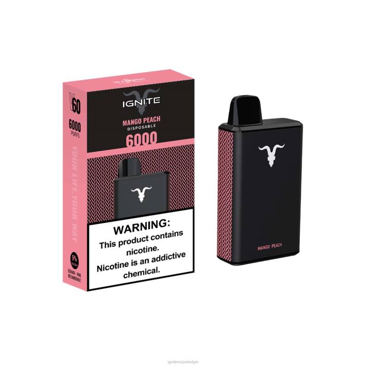 IGNITE tobacco flavor - mango-perzik IGNITE V60 vape-pen 0040T34