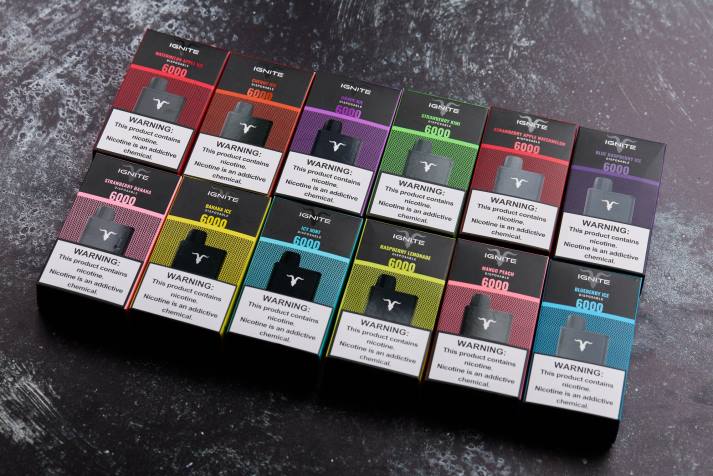 IGNITE vape Europe - druiven ijs IGNITE V60 vape-pen 10-pack 0040T18