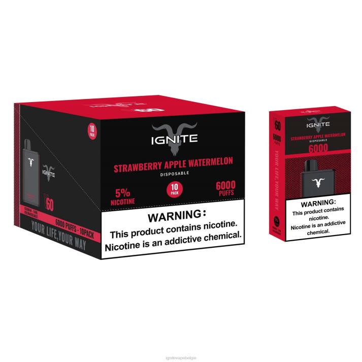 IGNITE vape Europe - druiven ijs IGNITE V60 vape-pen 10-pack 0040T18