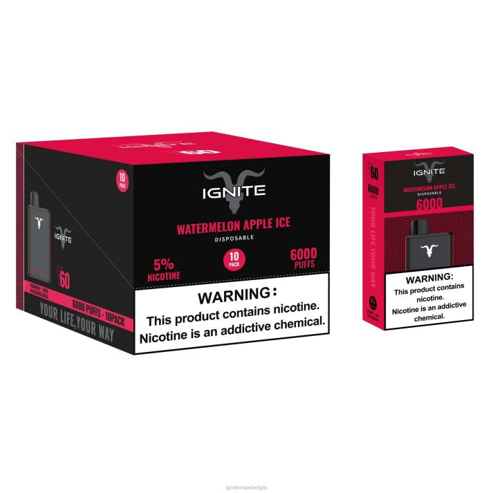 IGNITE vape Europe - druiven ijs IGNITE V60 vape-pen 10-pack 0040T18