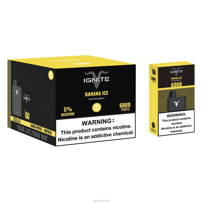 IGNITE vape Europe - druiven ijs IGNITE V60 vape-pen 10-pack 0040T18