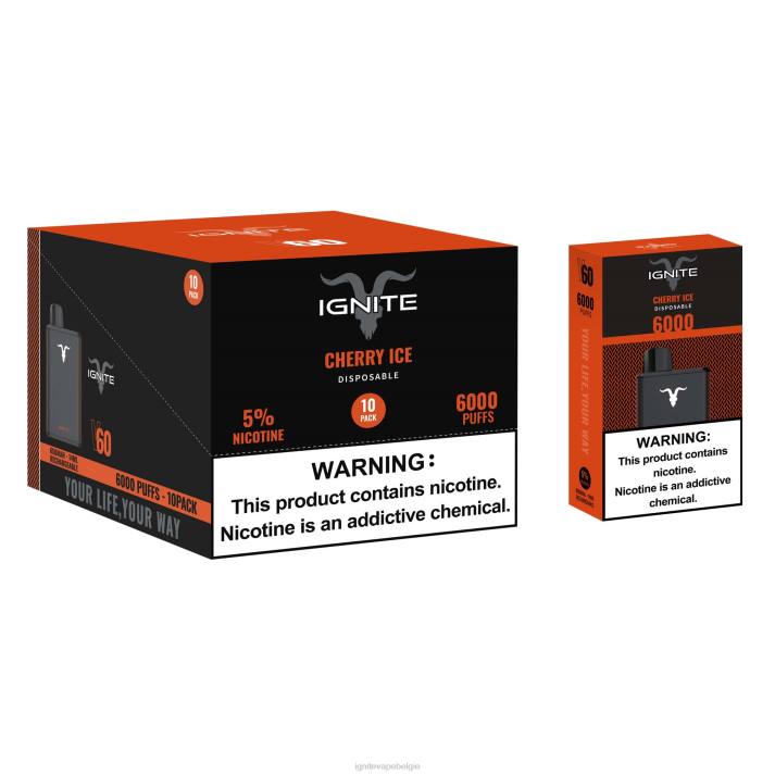 IGNITE vape Europe - druiven ijs IGNITE V60 vape-pen 10-pack 0040T18