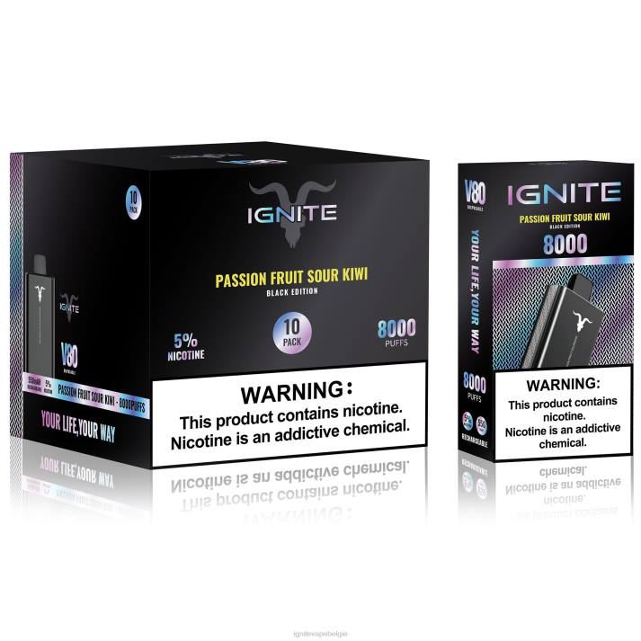 IGNITE tobacco vape - menthol IGNITE V80 vape-pen 10-pack 0040T61