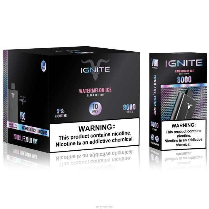 IGNITE tobacco vape - menthol IGNITE V80 vape-pen 10-pack 0040T61
