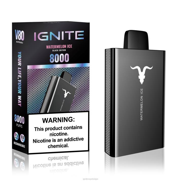 IGNITE vape nicotine - grapefruit munt IGNITE V80 vape-pen 0040T45